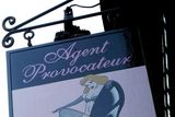 thumbnail: A Agent Provocateur sign in a street of London.